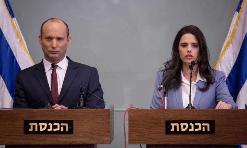 סקר: איחוד מפלגות הימין מתייצב;בנט ושקד מתרסקים