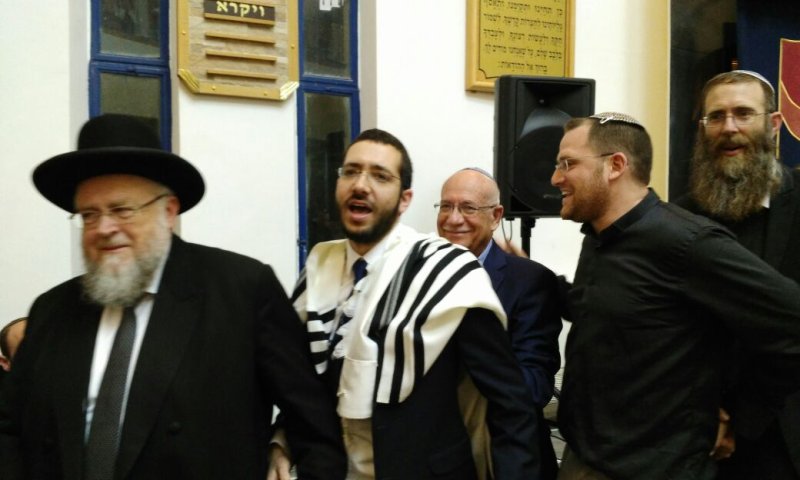 הרב אסף הר-נוי הוכתר כרב קהילת אדרת אליהו בגילה