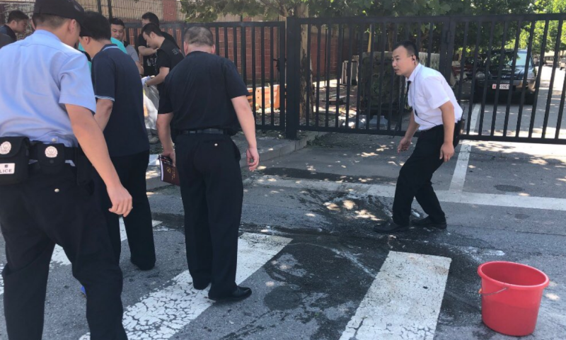 דיווח בסין: מטען חבלה פוצץ מחוץ לשגרירות ארה"ב