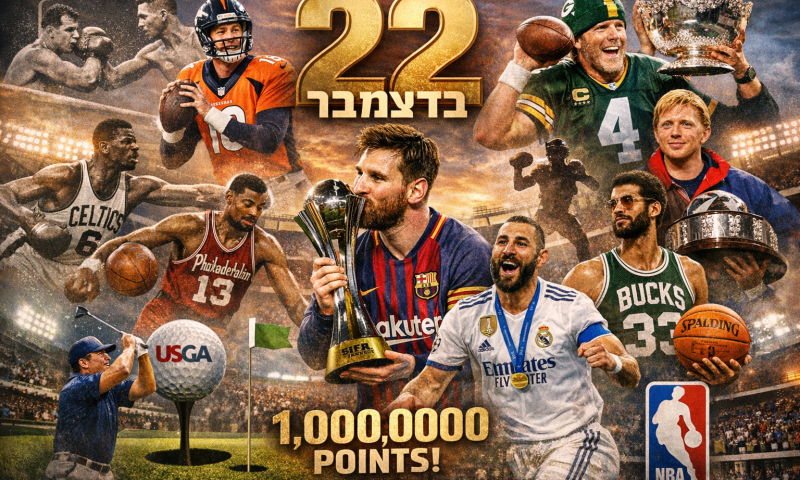 מסי, ריאל מדריד וסיפור מצמרר בארה"ב | 10 דברים שקרו ב-22.12