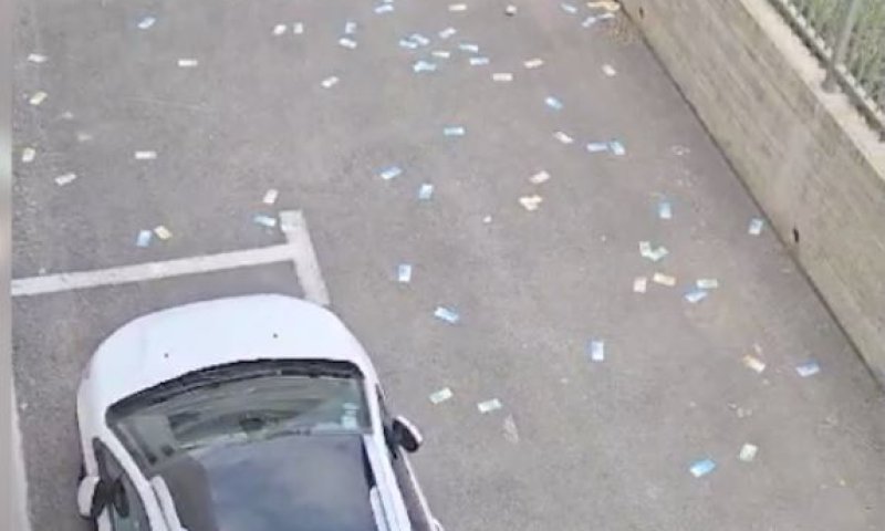 בזמן המעצר: 35,000 שקלים התעופפו מהחלון