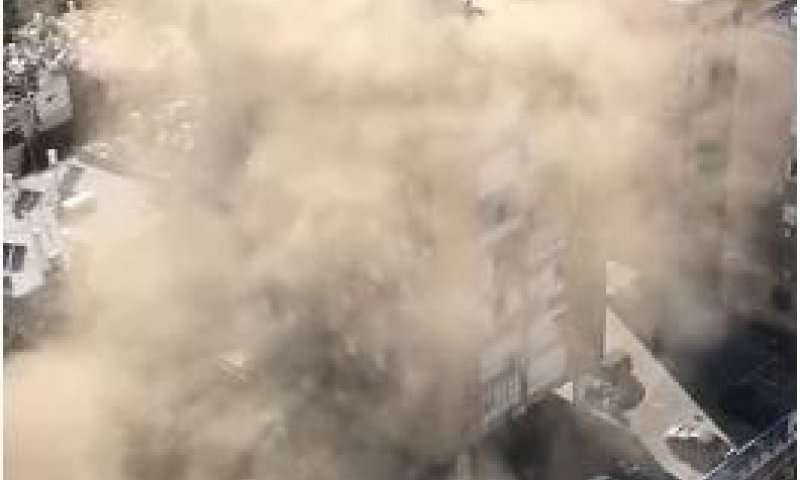 שריפה פרצה בדירה ברמת גן, דיווח על לכודים במקום