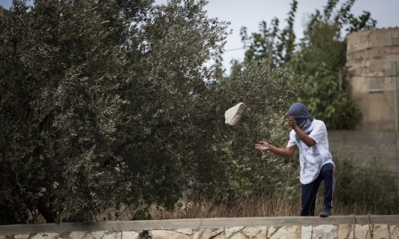פיגוע אבנים סמוך ליישוב כרמי צור בגוש עציון