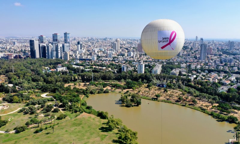לראשונה: הכדור הפורח בת"א יעוטר בוורוד