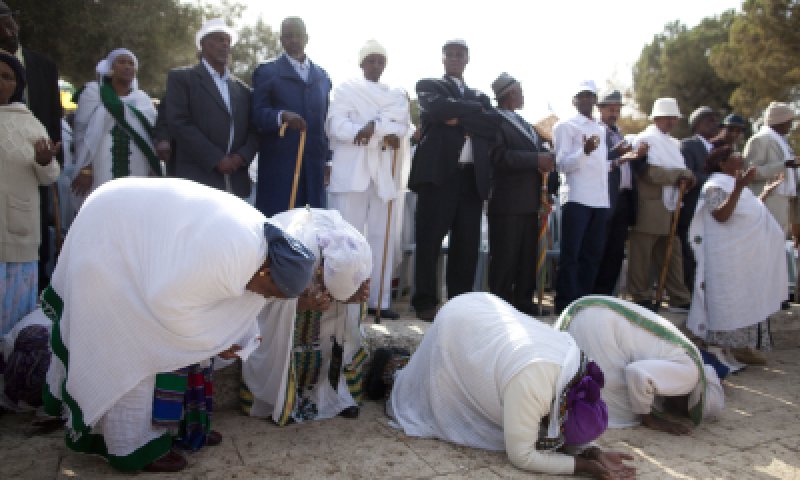 אלפים מיוצאי אתיופיה השתתפו בתפילה המסורתית לציון חג הסיגד