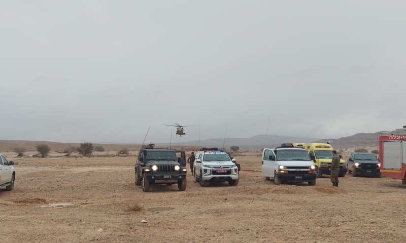 אותרו 2 גופות הנעדרים מהשיטפונות בערבה