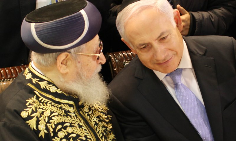 ש"ס שולפת את הרב עובדיה לקמפיין נגד נתניהו ובן גביר