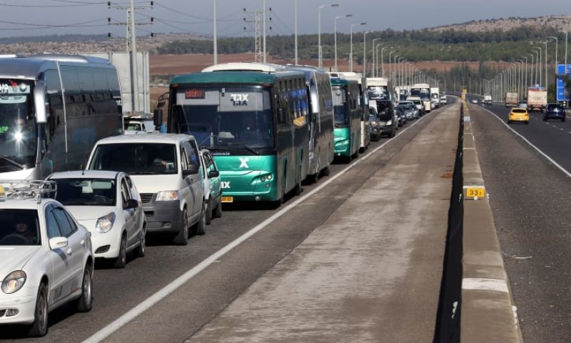 מחאה בכביש 1: עומסי תנועה כבדים צפויים מחר