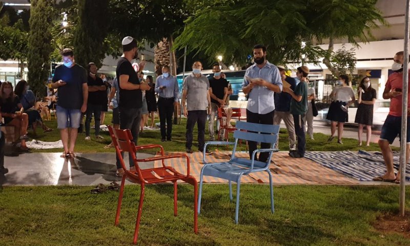 צפו: כך נראה כיכר דיזינגוף בתל אביב בקריאת איכה