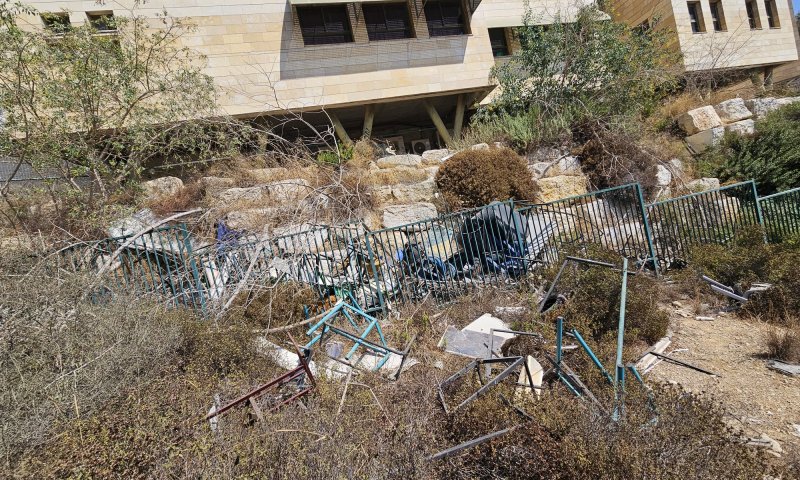 בבית ספר: עץ קרס על שתי ילדות בנות 10