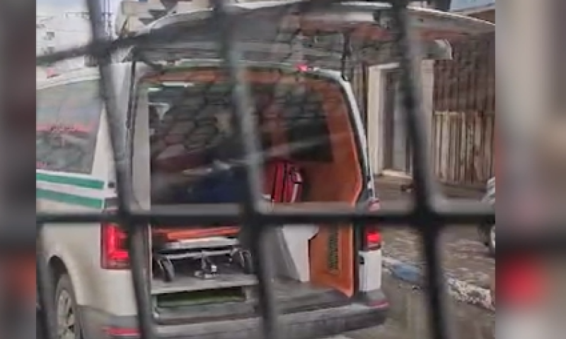 צפו: מחבל ניסה לברוח על ידי אמבולנס ונתפס