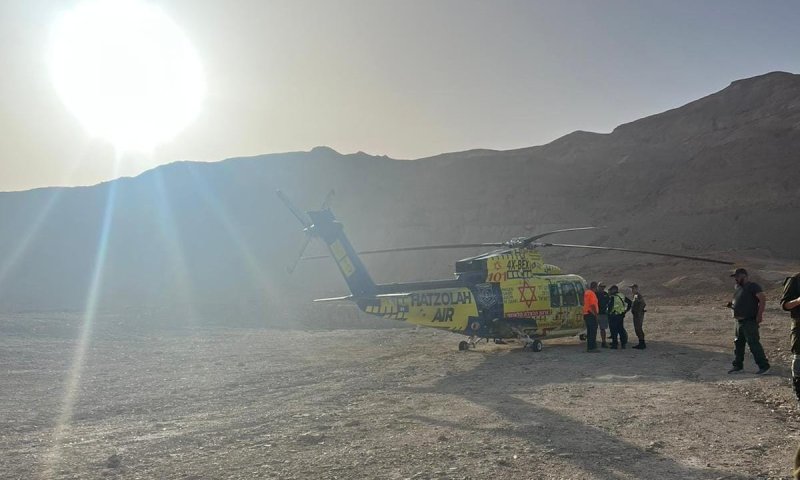 נזקי מזג האוויר: בת 19 פונתה לבית החולים במסוק