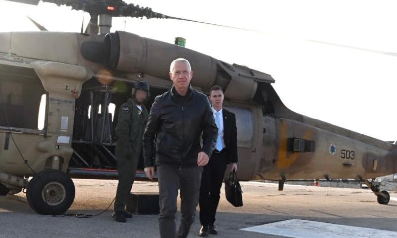 יוצא לשטח: שר הביטחון יואב גלנט ביקר בפיקוד מרכז