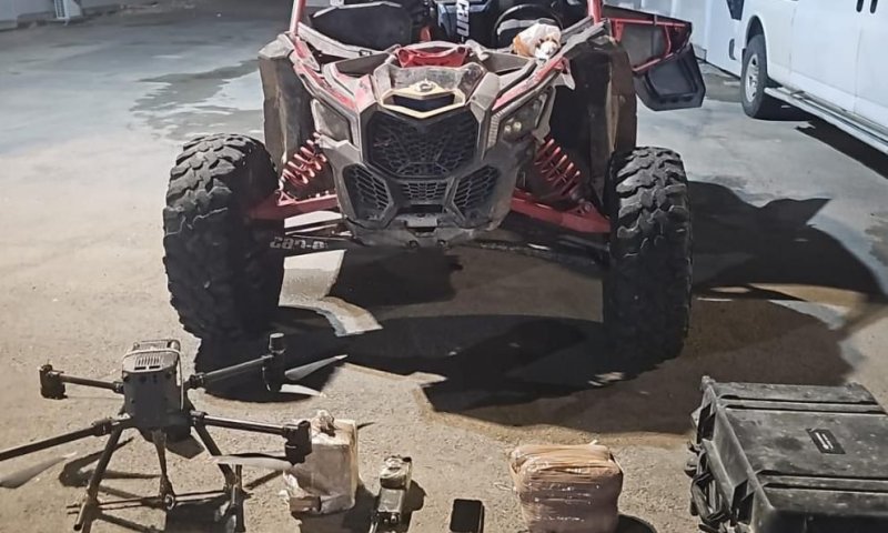 כוחות צה"ל סיכלו הברחה של 20 ק"ג סמים בגבול מצרים