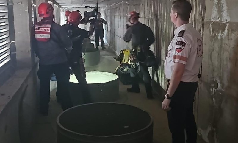 ילד נפל לבור בבני ברק, מצבו בינוני