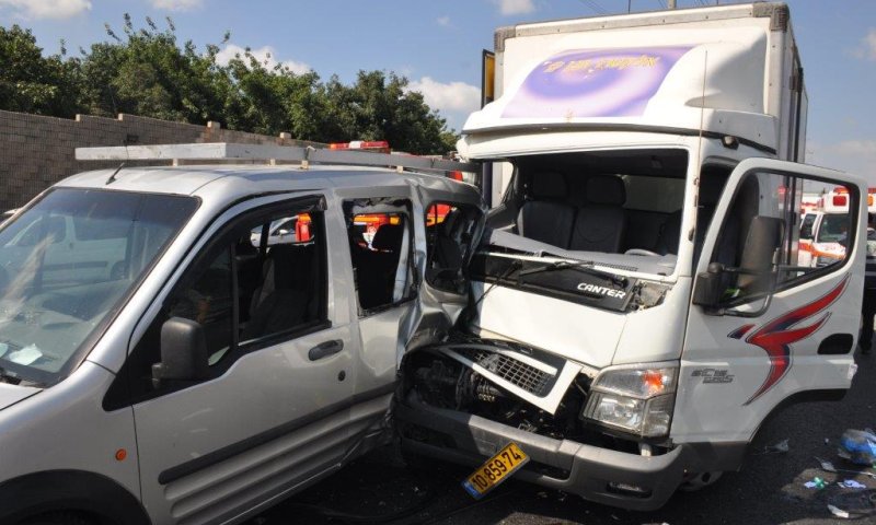 הרוג בתאונה קשה בכביש גהה מול בר אילן