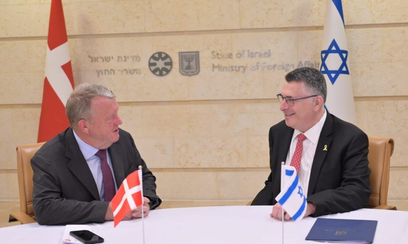 סער לשר החוץ הדני: "אי אפשר להתעלם מהמציאות בשטח"