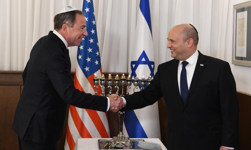 בנט עם השגריר האמריקאי: "נעשה דברים גדולים"