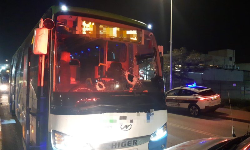 פיגוע אבנים בבנימין: אדם אחד פונה לבית החולים