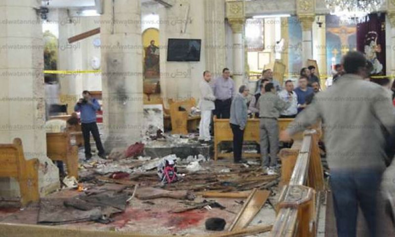דיווח: עשרות הרוגים ופצועים בכנסיה במצרים
