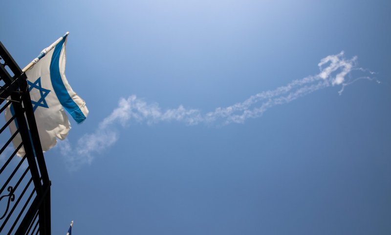 צפת: טיל מיירט פגע במטרה באוויר; לא הייתה אזעקה