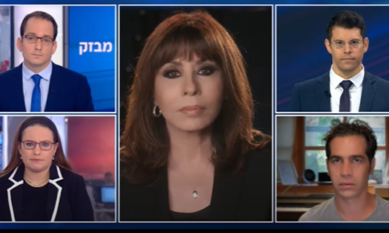 ירדנה ארזי ומגישי החדשות במחווה מרגשת לאביב גפן