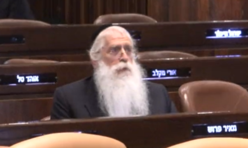 הח"כ החרדי שואג על גלעד קריב: "שתוק; שתוק". צפו