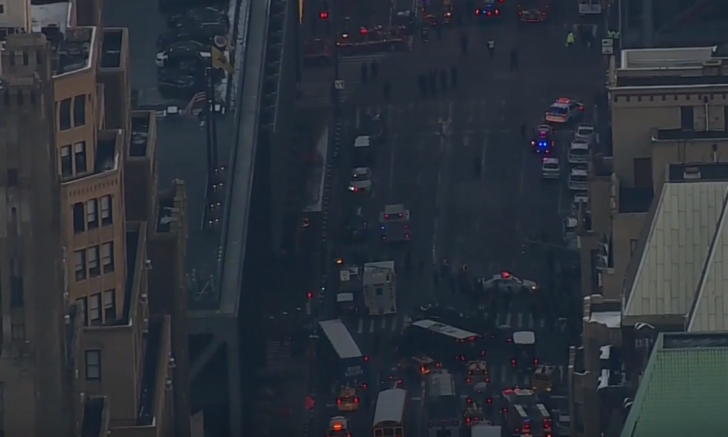 צפו: פצועים בפיצוץ מטען בניו יורק