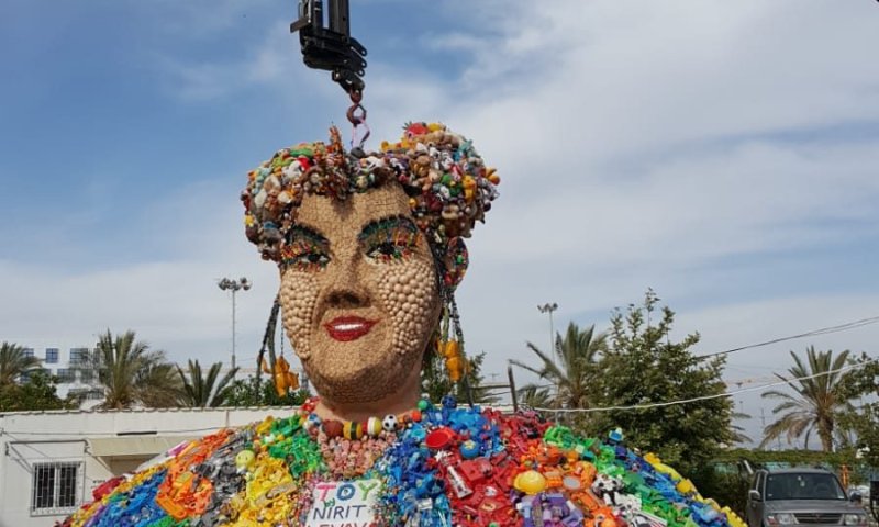 לאן נעלם הפסל הענק של נטע ברזילי?