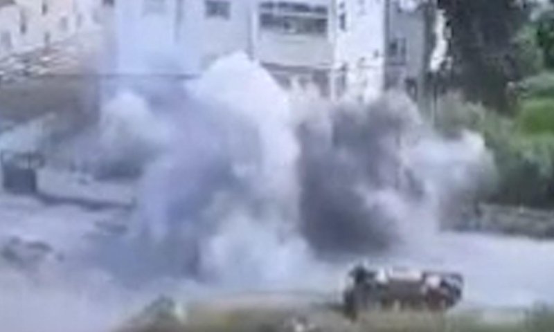 צפו בתיעוד: כך נהרס בית המחבל מהפיגוע בירושלים