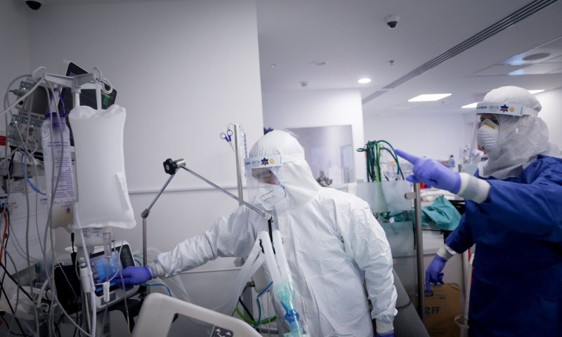 3,754 חולי קורונה אובחנו, לראשונה 200 מונשמים