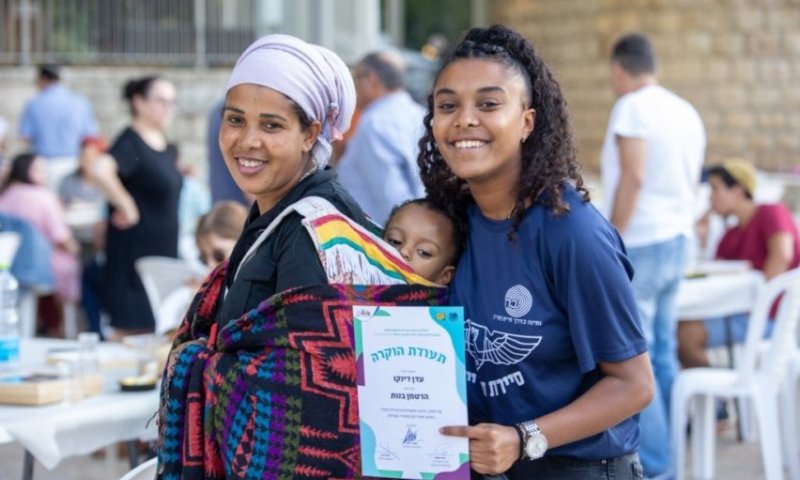 ירושלים: תעודות הערכה לנערים על פעילות חברתית