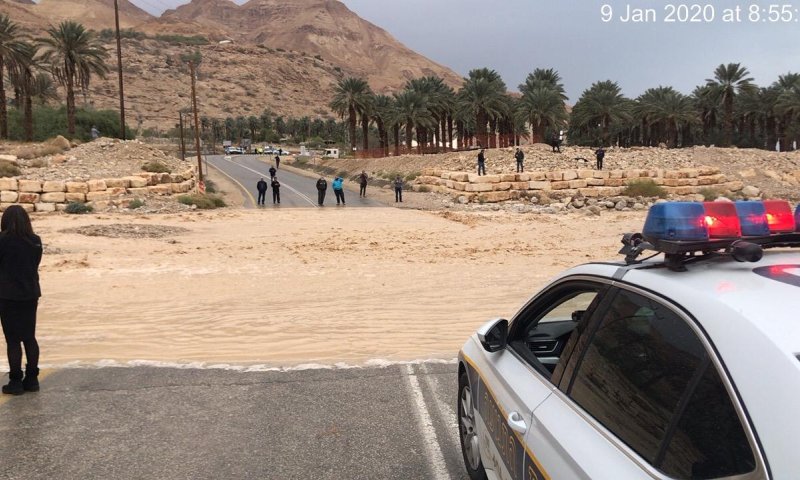 צפו: ככה מתחיל שיטפון במדבר יהודה