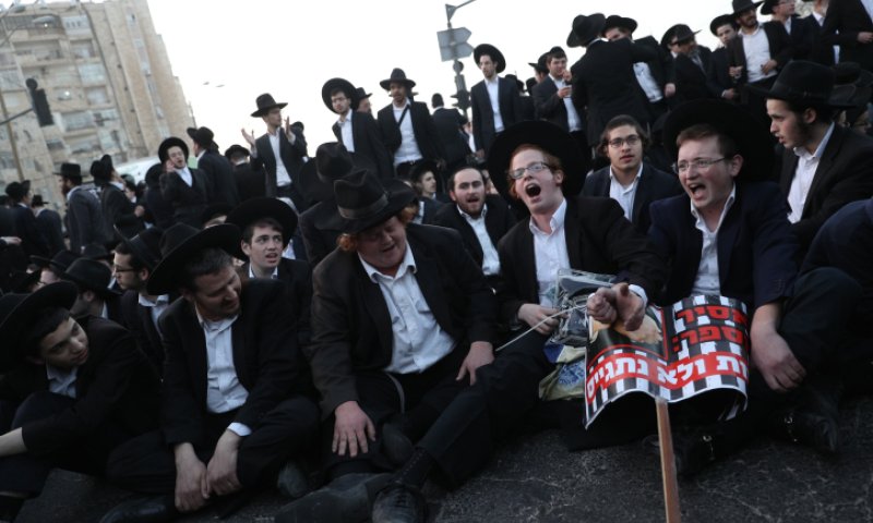 הפגנות החרדים הקיצונים חזרו: הכניסה לבירה נחסמה