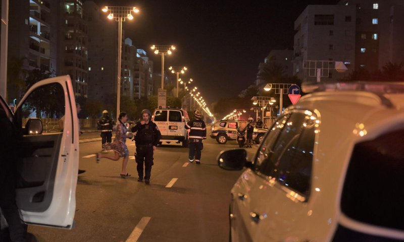 יירוטים מעל אשדוד ואשקלון, צה"ל תוקף בעזה