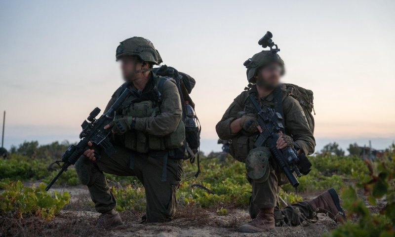 הלחימה בעזה: צה"ל תקף במרחב ממנו ירו לכיסופים