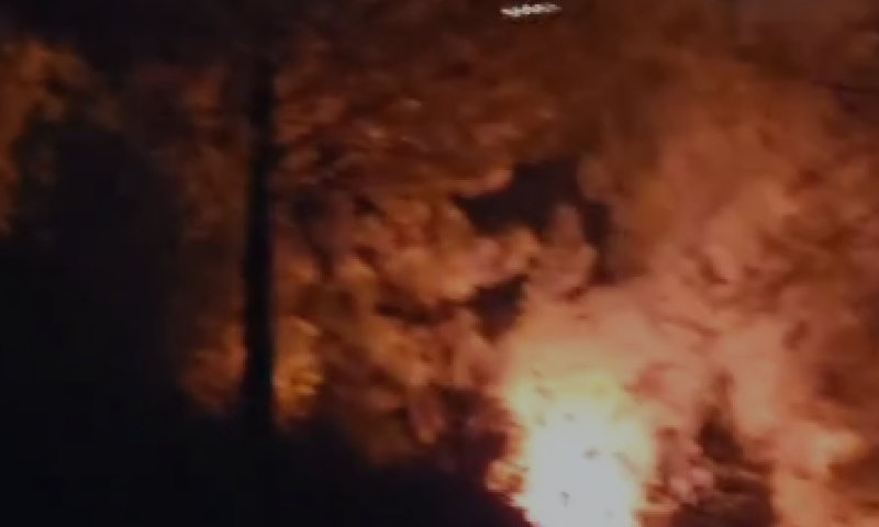 חשד להצתה: שריפה פרצה בסמוך לקיבוץ ראש צורים