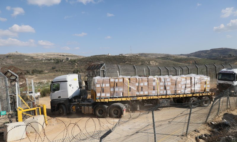 ישראל העבירה אלפי חבילות סיוע הומניטרי לדרוזים בסוריה