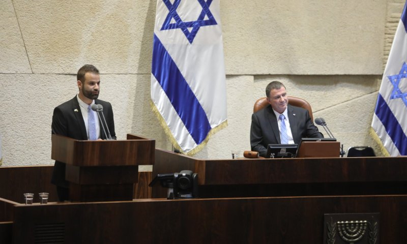 יוראי להב בנאום בכורה מפתיע: הרב קוק וגוש עציון