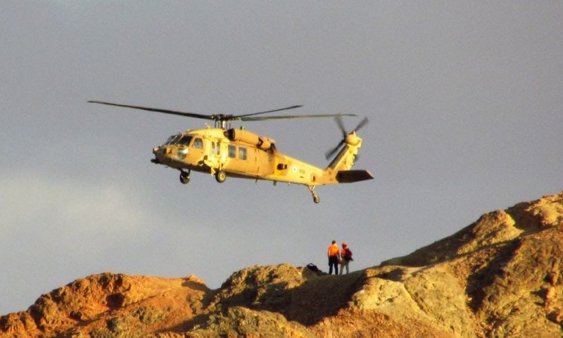 תיעוד: חילוץ נערה ששברה את רגלה בנחל גשרון. צפו