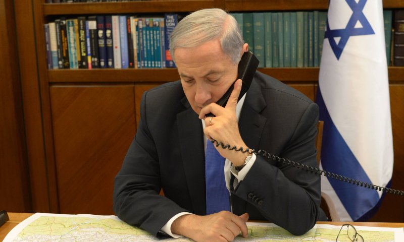 שיחת הטלפון הראשונה בין נתניהו לטראמפ