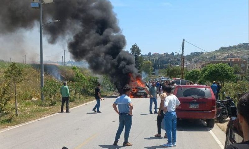 דיווח בלבנון: כטב"ם תקף רכב באזור צידון, הרוג ופצוע במקום