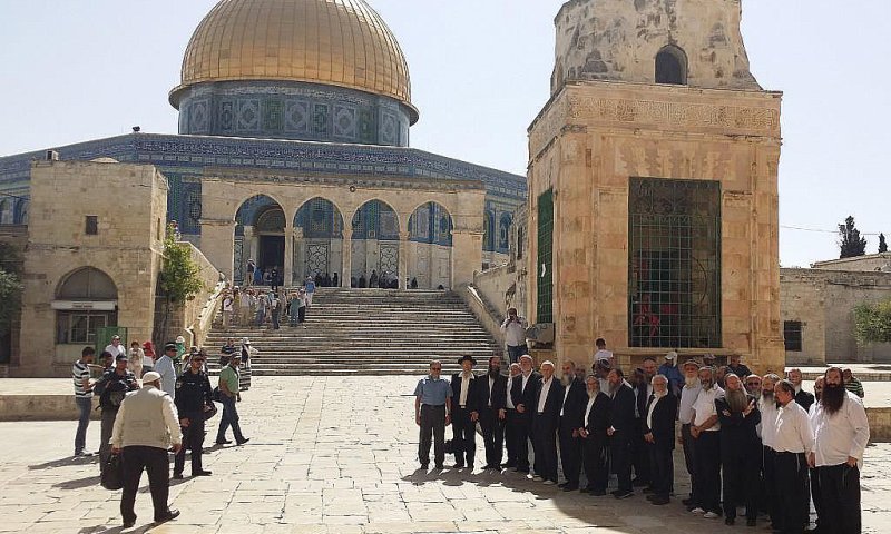 רבני הציונות הדתית עלו להר הבית