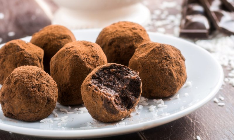 רגע מתוק: מתכון לטראפלס שוקולד