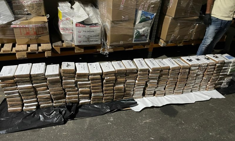 סוכלה הברחה של מאות ק"ג קוקאין בשווי מיליונים