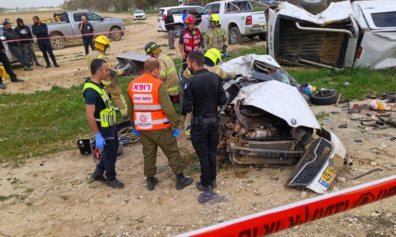 תאונה קטלנית: 4 הרוגים בצומת אורים, בהם 2 ילדות