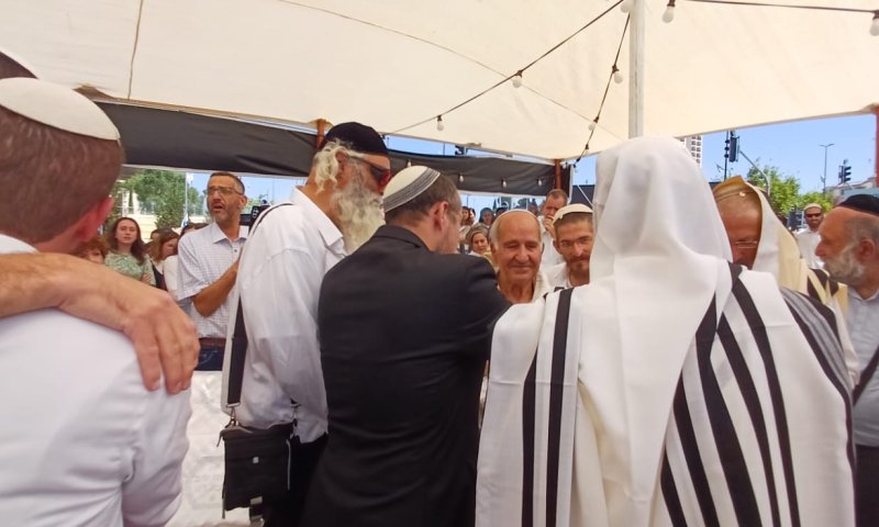 ברית במאהל הגבורה: הבן נקרא על שם הדוד שנפל