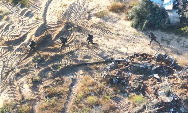 צפו: לוחמים מכתרים את המחבלים ומחסלים אותם