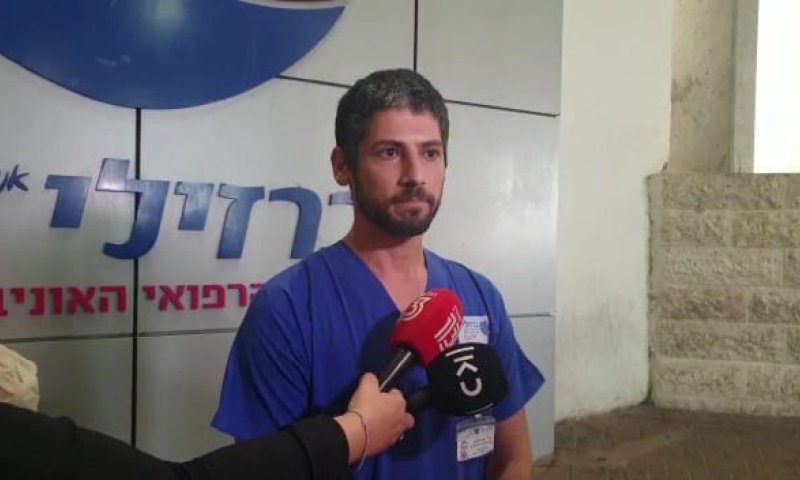 בבית החולים ברזילי עדכנו על מצבו של הפצוע מעזה