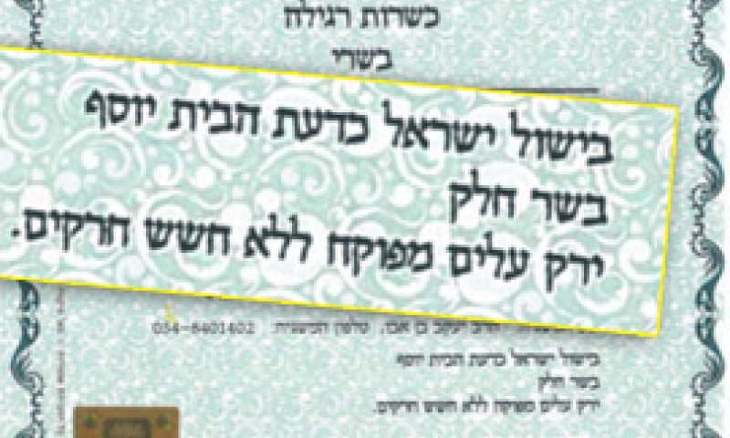 כושרות על הכשרות בחיפה: "אסור לטייח את הביקורת"